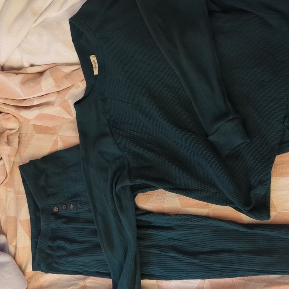 MADEWELL pajama set S green